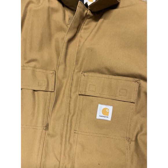 VTG Carhartt Detroit Lined Jacket C03 BRN 3XL(54) Reg Outdoors Coat Made In USA - Picture 8 of 16